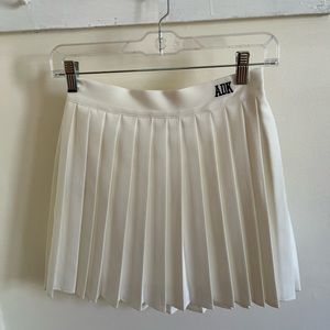 White Pleated Adika Tennis Skirt